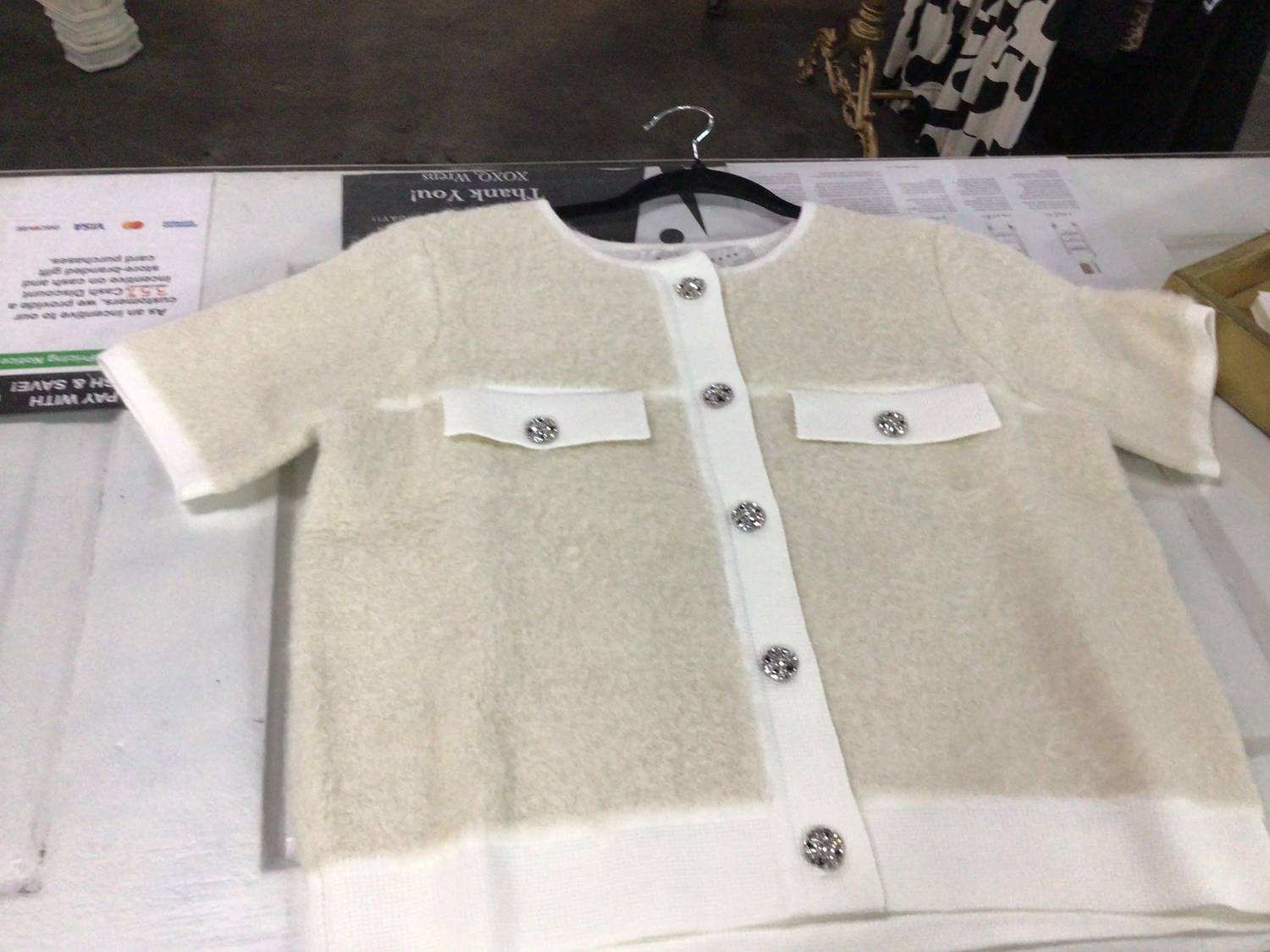 Endless Rose - Round Neck Cardigan Sweater