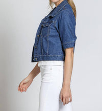 11 Uptown - Crop Jean Jacket