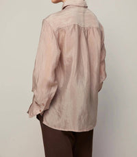 Adroit Atelier - Bijou Semi-transparent Buttoned Blouse