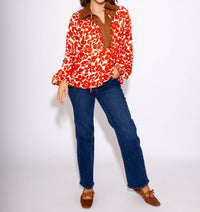 Thml - Elegant Bloom Long Sleeve Top