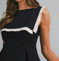 MABLE Daleyza Top in black - women's blouse - view 6