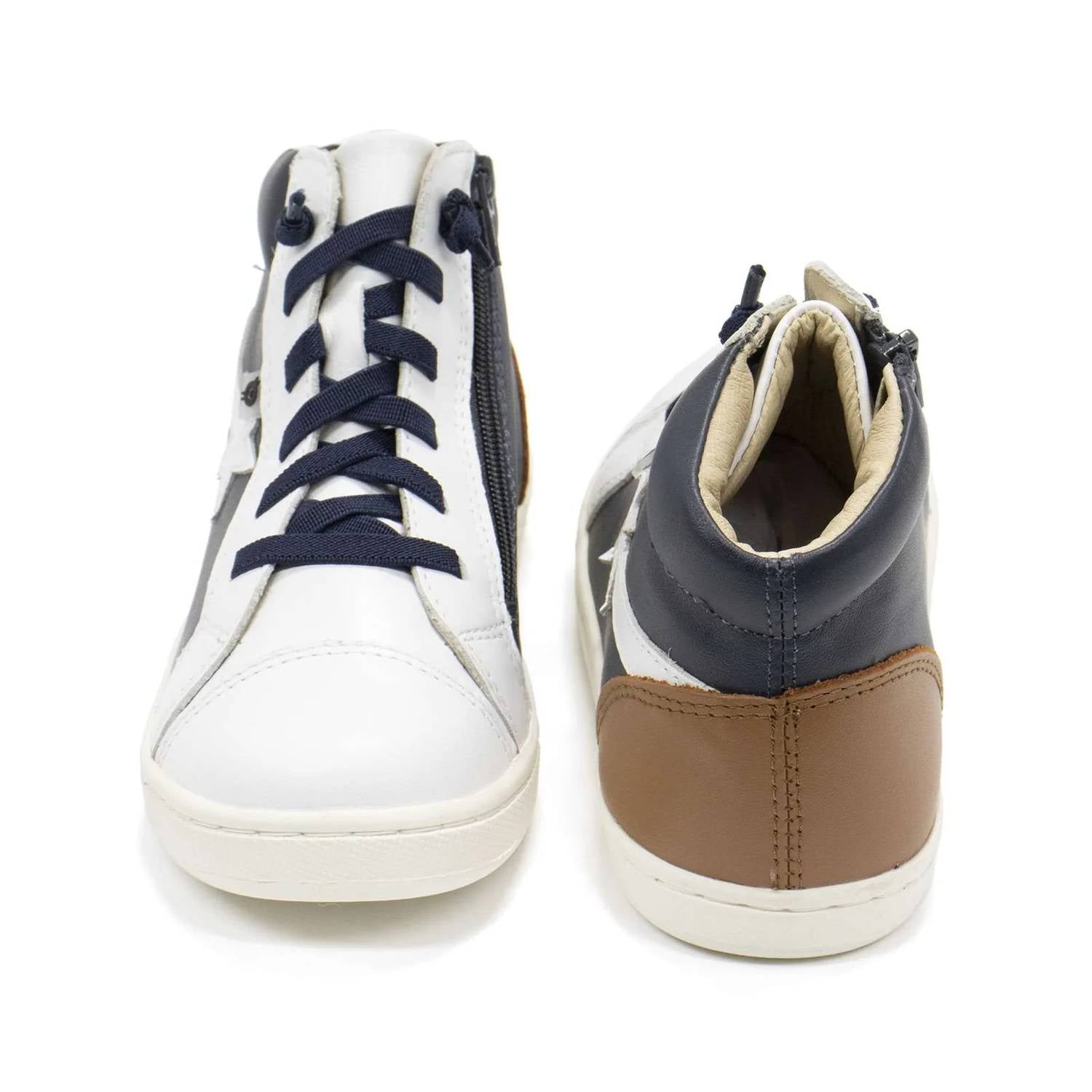 Oldsoles - Boy's Shoot High Casual Sneaker