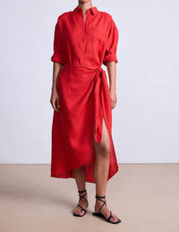 Apiece Apart - Women's Alessandra Sarong Shirt Dress