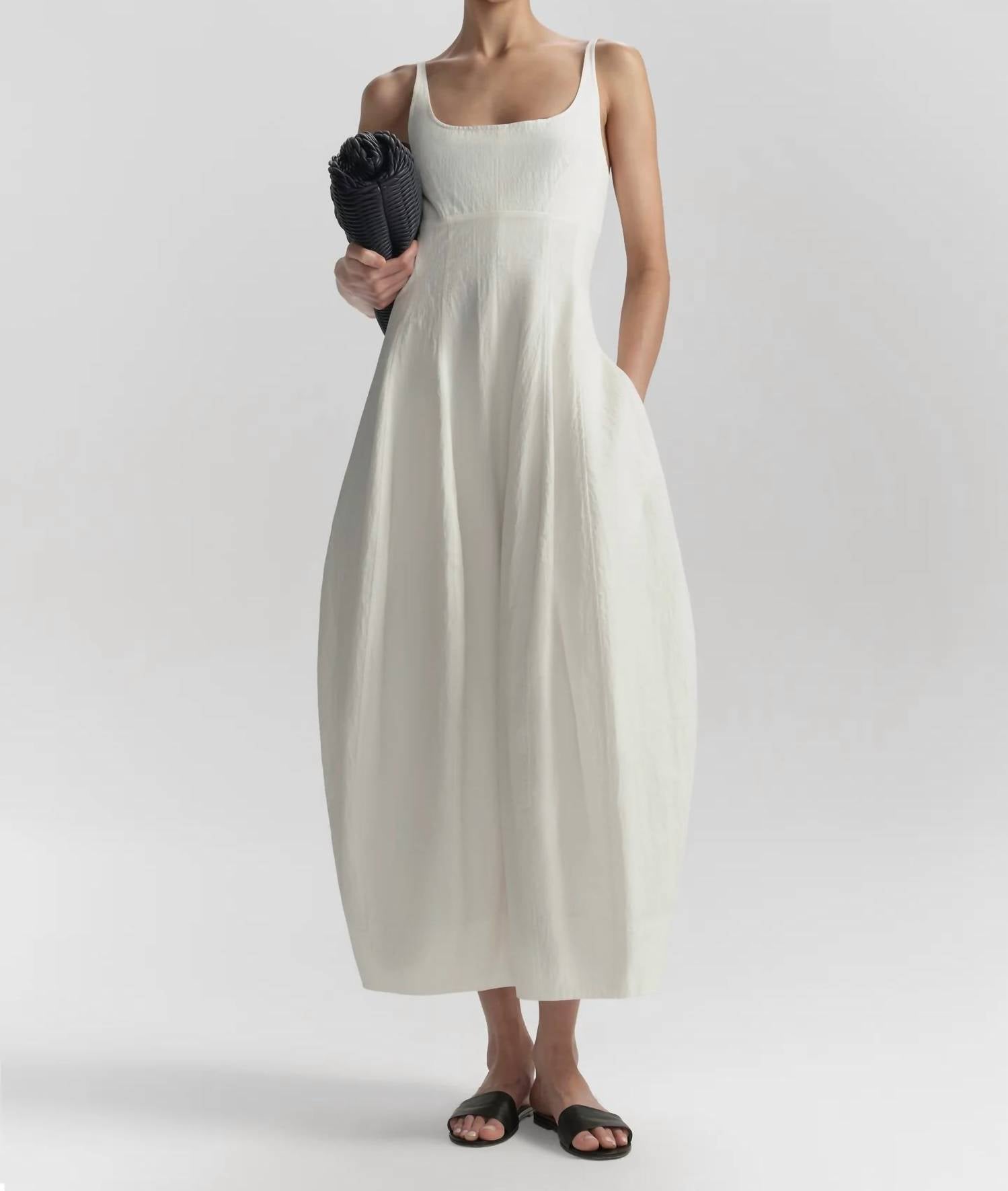 A.L.C. - Nina Cotton Nylon Midi Dress