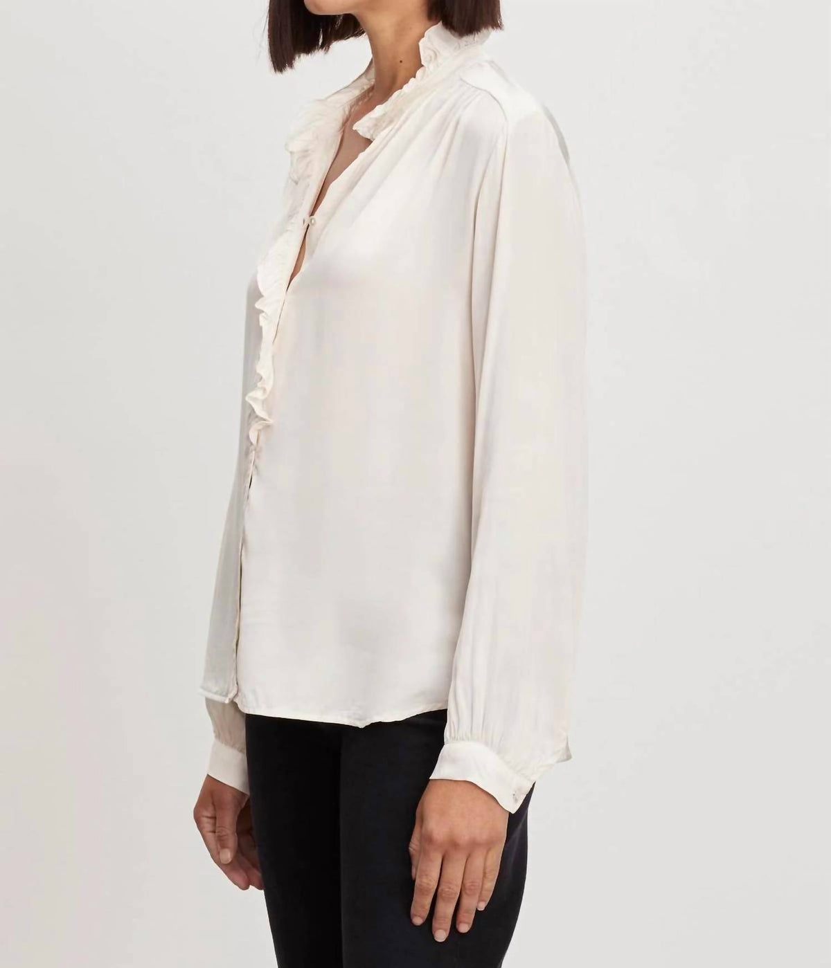 Velvet By Graham & Spencer - Ali Button Front Top