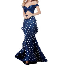 Sherri Hill - Taffeta Two-Piece Mermaid Casual Dress