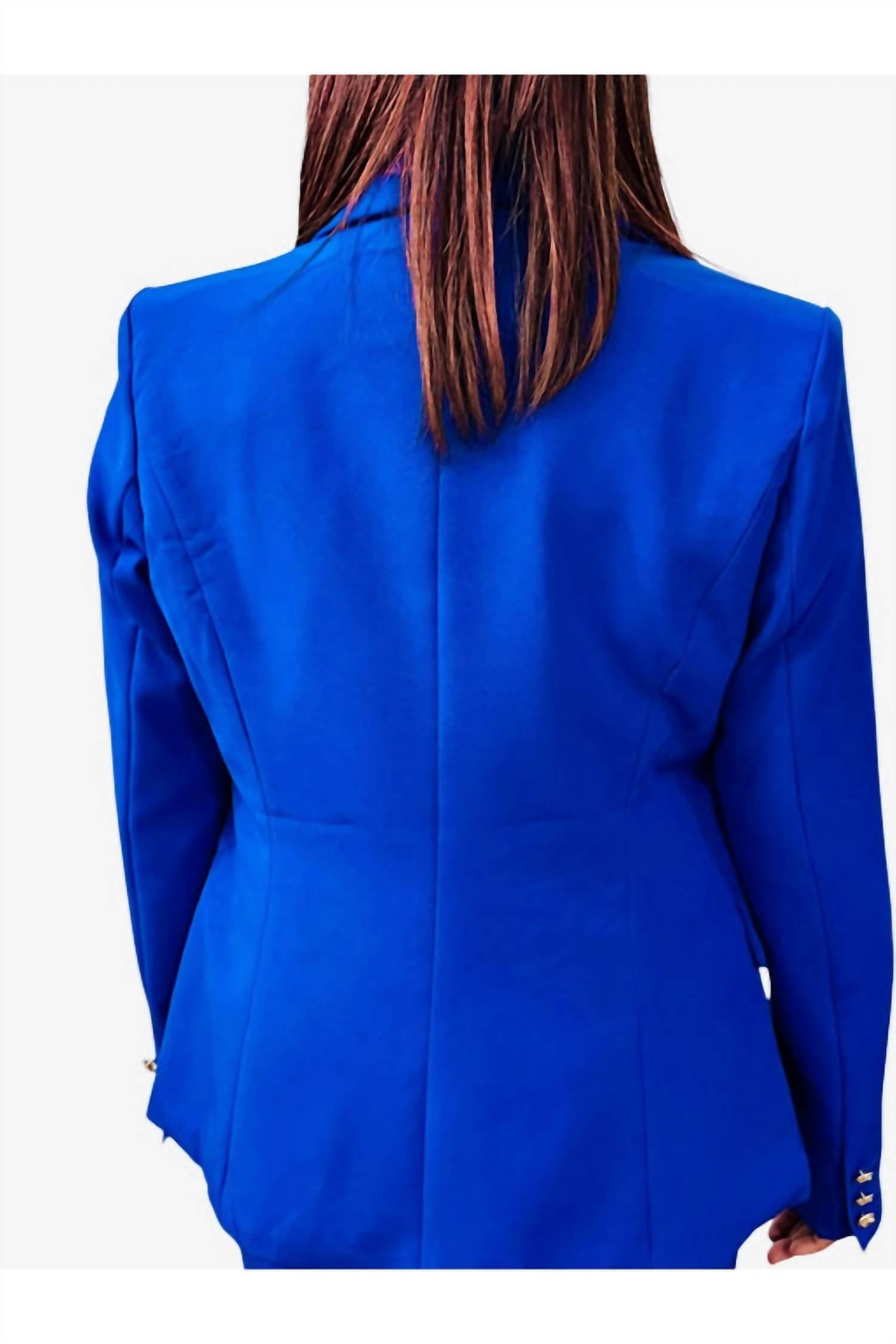 Attentif - Timeless Double-breasted Button Blazer