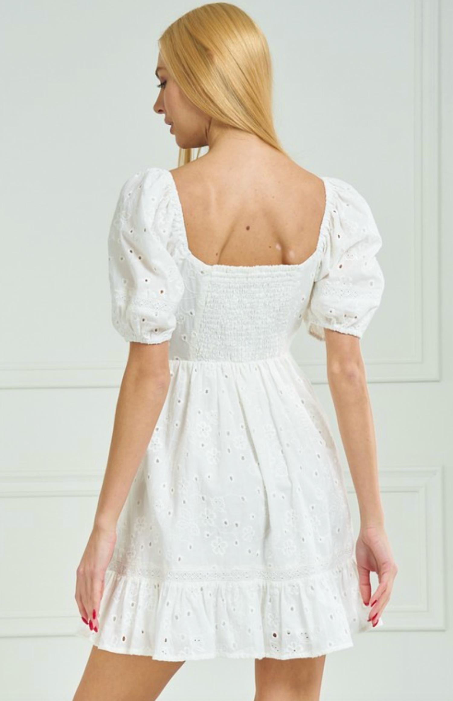 Azura - Mini Empire Waist Dress