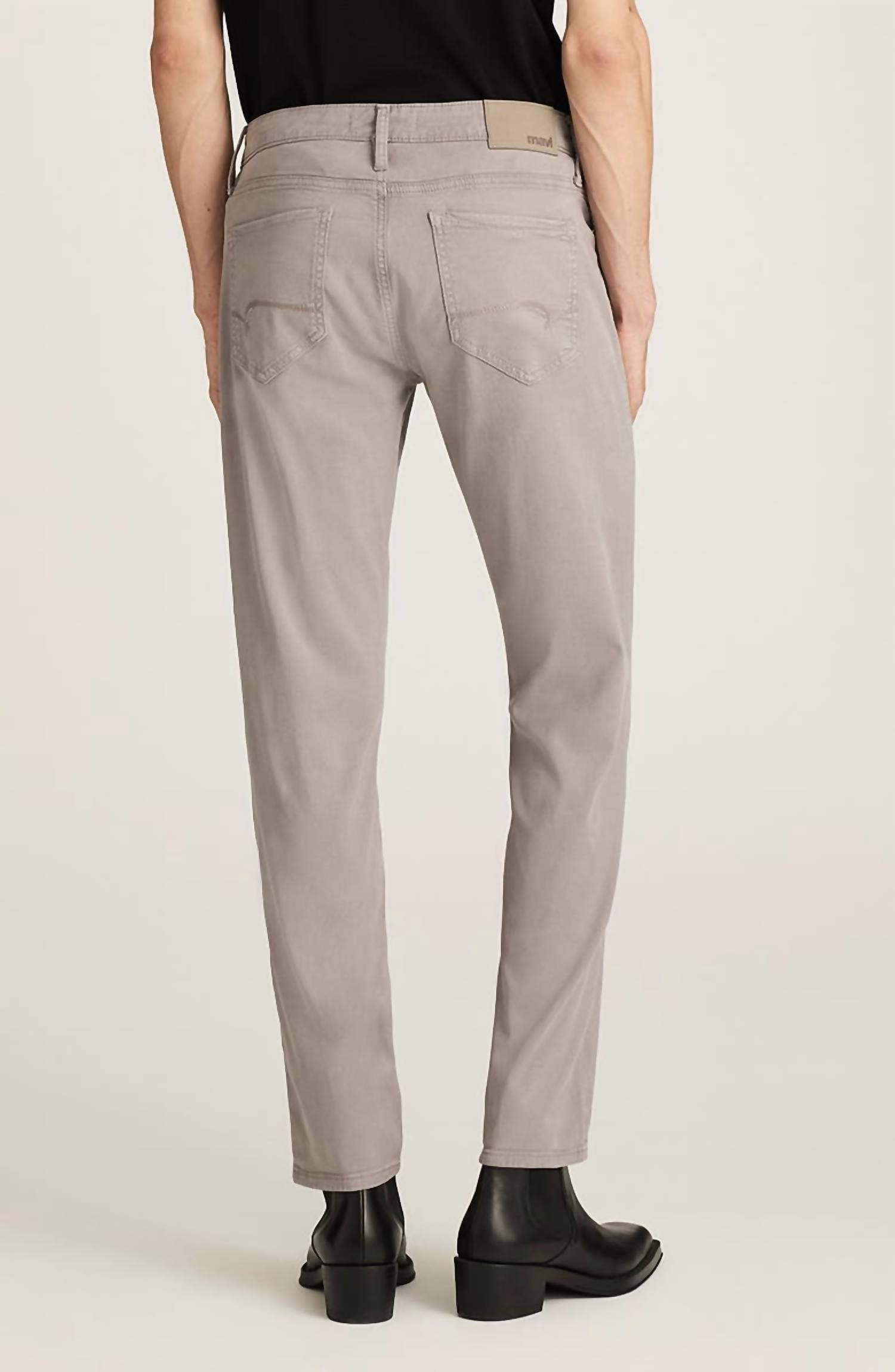 mavi Marcus Pants in shark luxe twill - men's pants - detail view