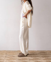 Donni. - Linen Drawstring Pant