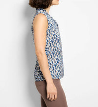 Nic + Zoe - Brushstrokes Ruffled Around Top