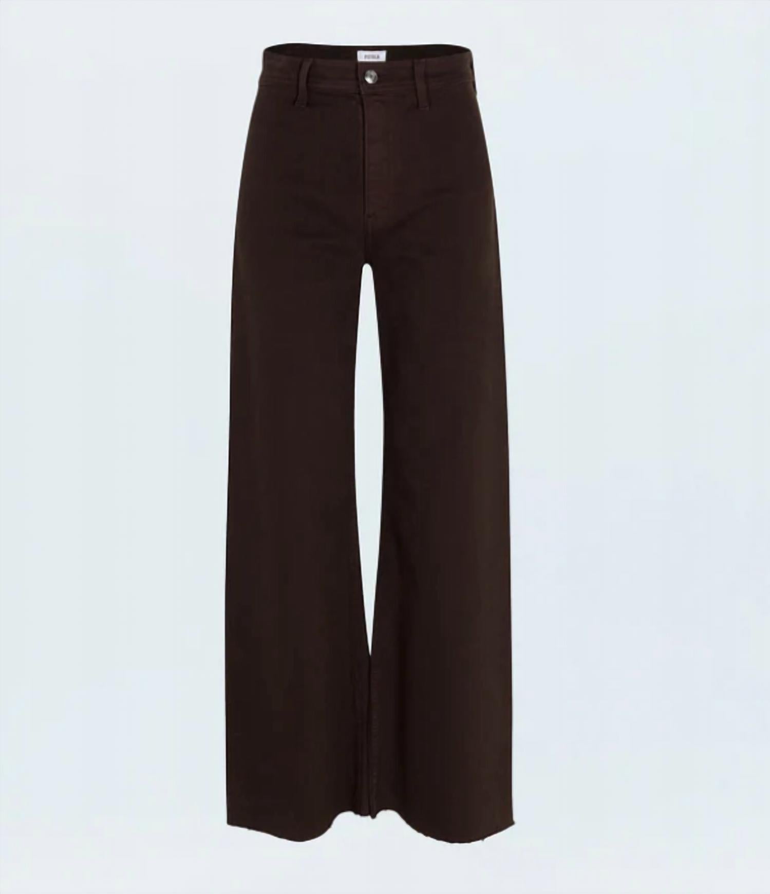 PISTOLA Penny Wide Leg Utility Jeans in mocha - women's pants - view 5