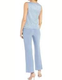 R&M Richards - Metallic 3-piece Evening Pant Suit