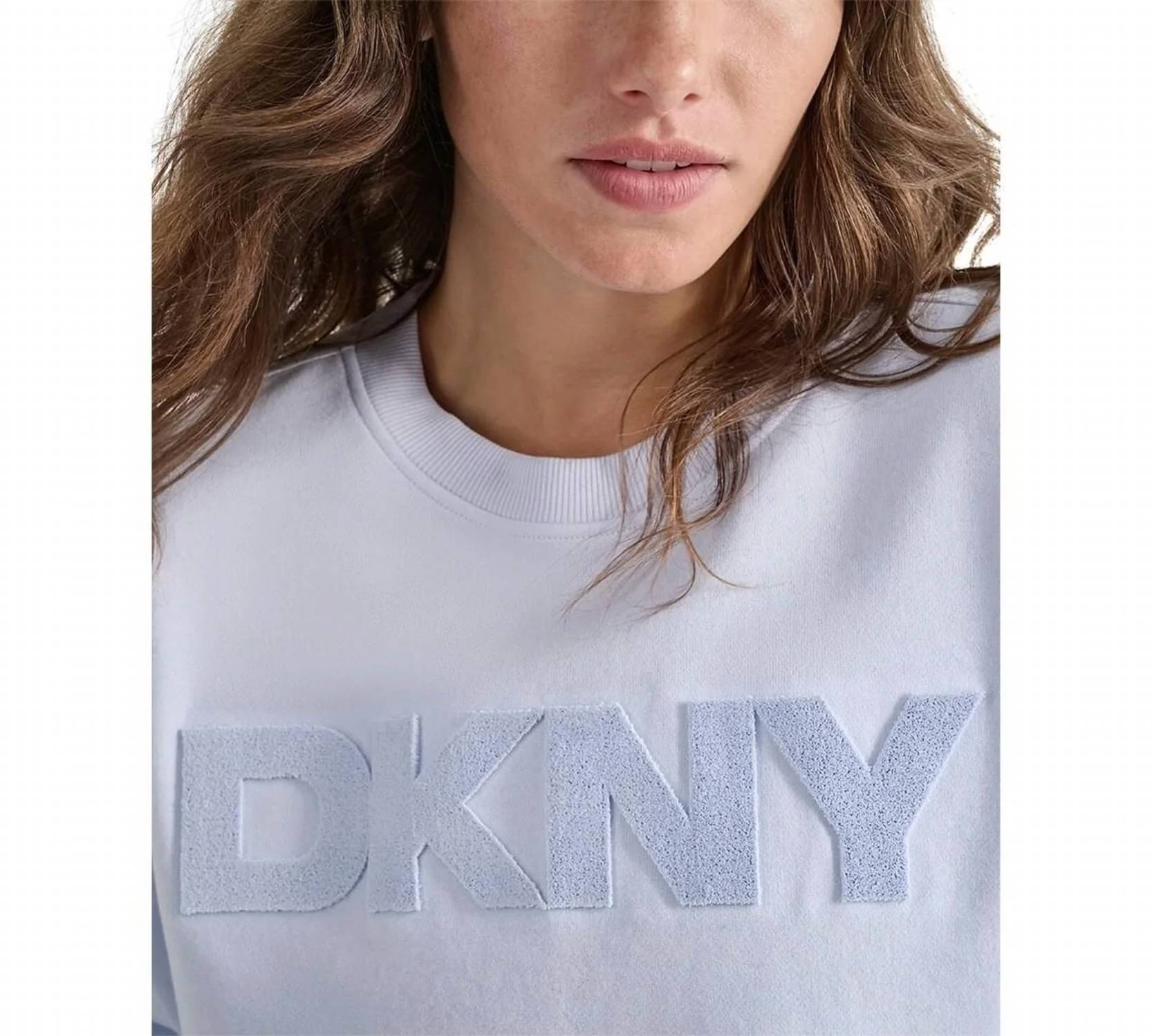 Dkny - Velvet-logo Sweatshirt
