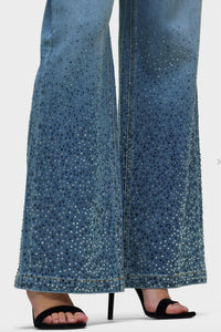 Hudson - Jodie High-rise Wide-leg Jeans