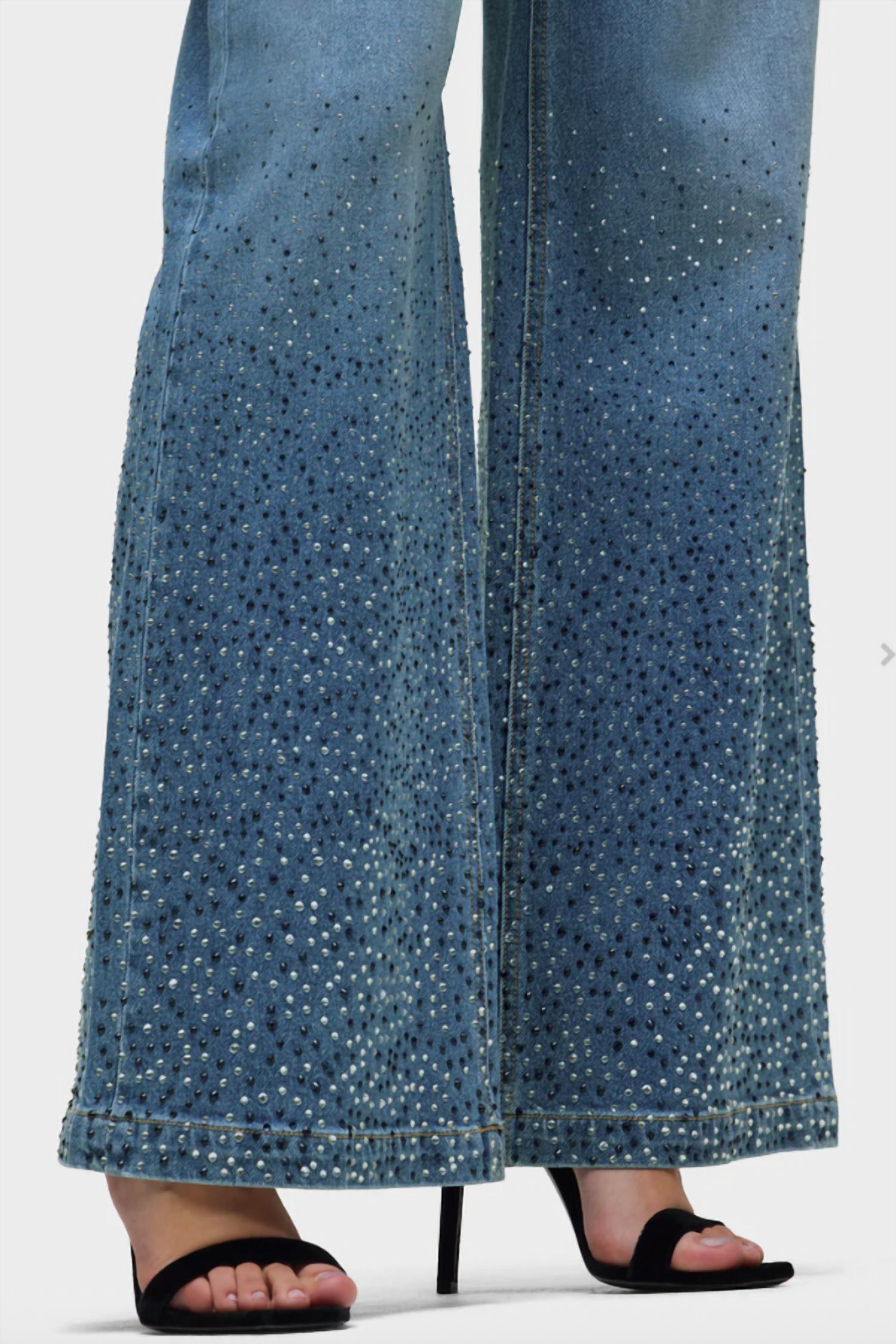 Hudson - Jodie High-rise Wide-leg Jeans