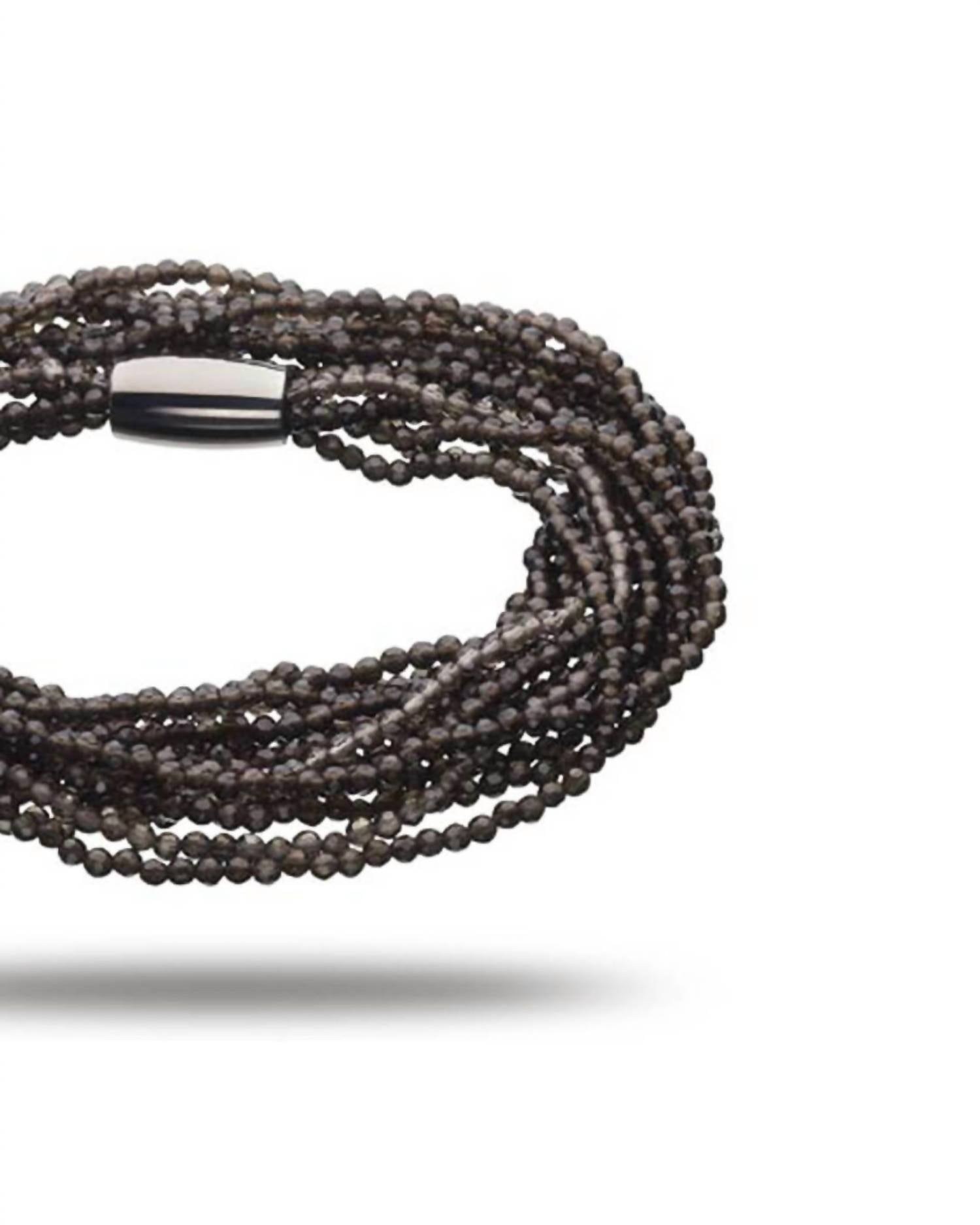 Story Jewellery - Faceted Quartz Triple Wrap Bracelet