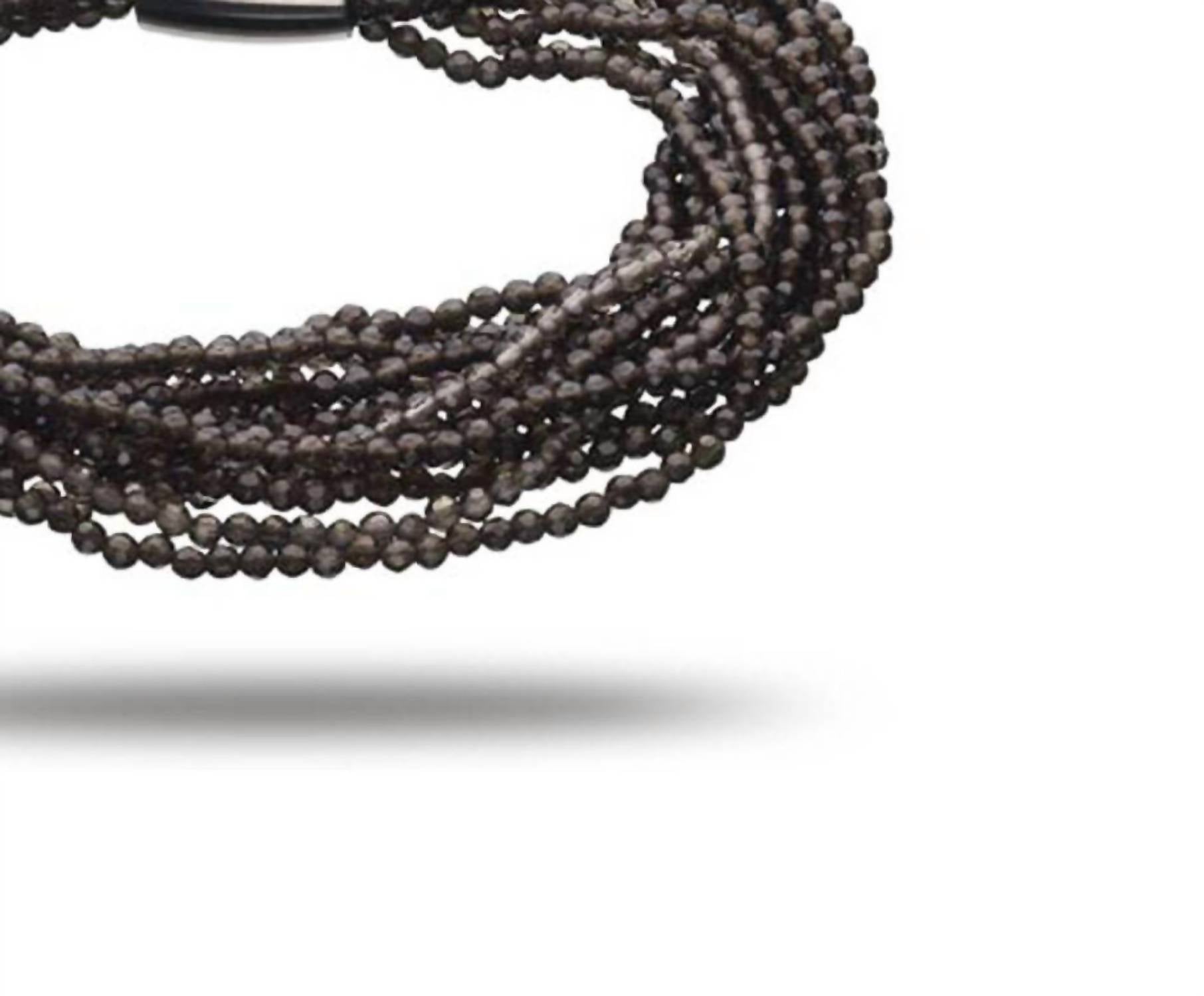 Story Jewellery - Faceted Quartz Triple Wrap Bracelet