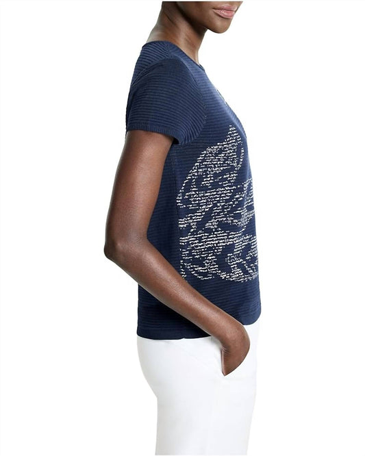Nic + Zoe - MIDNIGHT GARDEN SWEATER TEE
