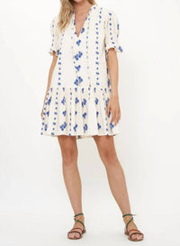 Oliphant - Smocked Drop Mini Dress