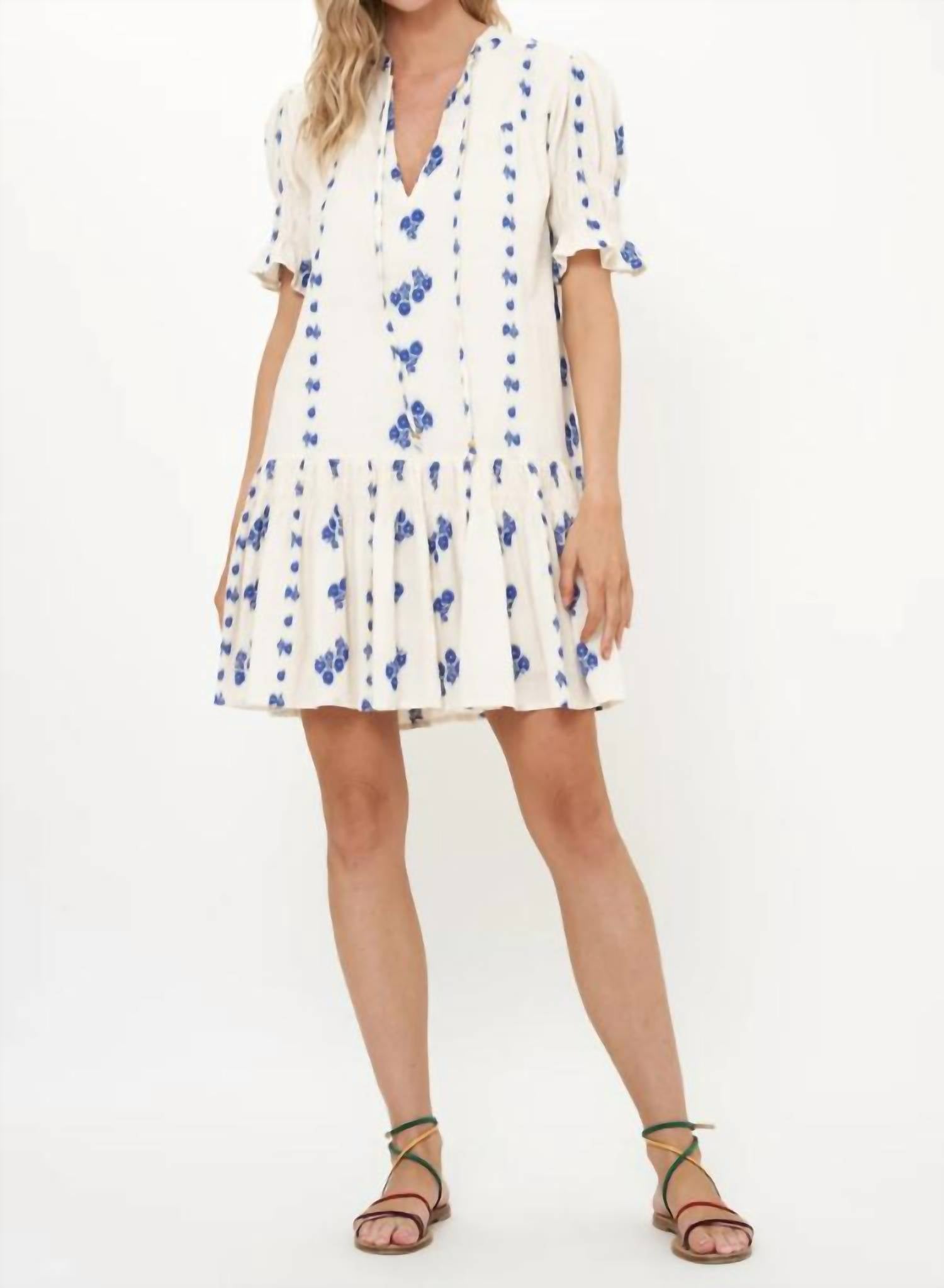 Oliphant - Smocked Drop Mini Dress