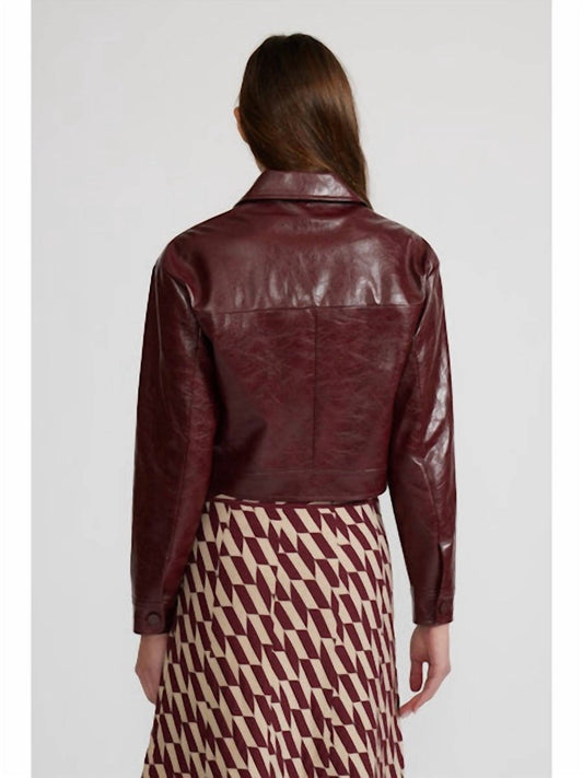 Lucy Paris - Caleb Faux Leather Jacket
