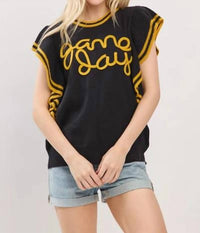 Sewn And Seen - Vintage Game Day Sweater Top