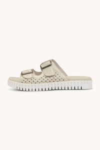 Ilse Jacobsen Women's Tulip 1176 Sandal in platin - women's sandal - detail view