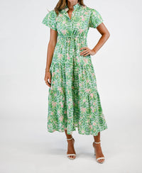 VICTORIA DUNN Hurley Dress in butterfly reverie - women's dress