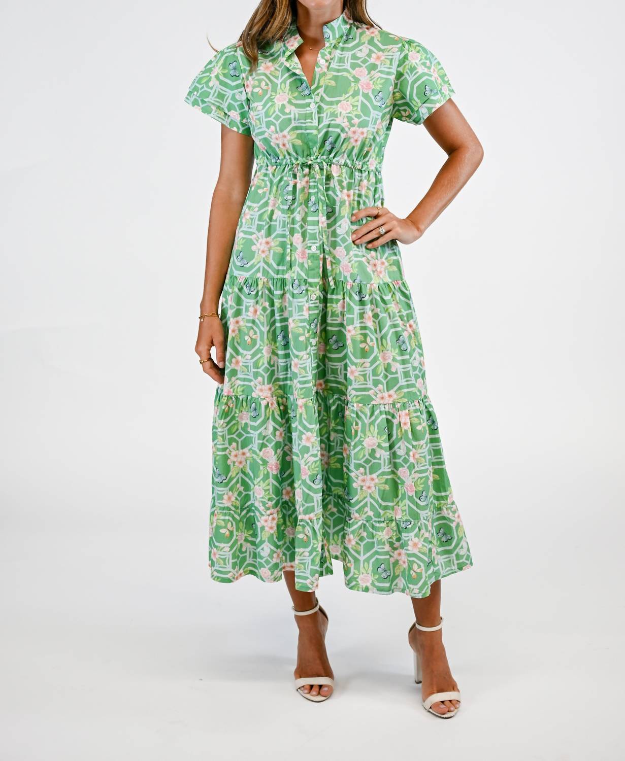 VICTORIA DUNN Hurley Dress in butterfly reverie - women's dress