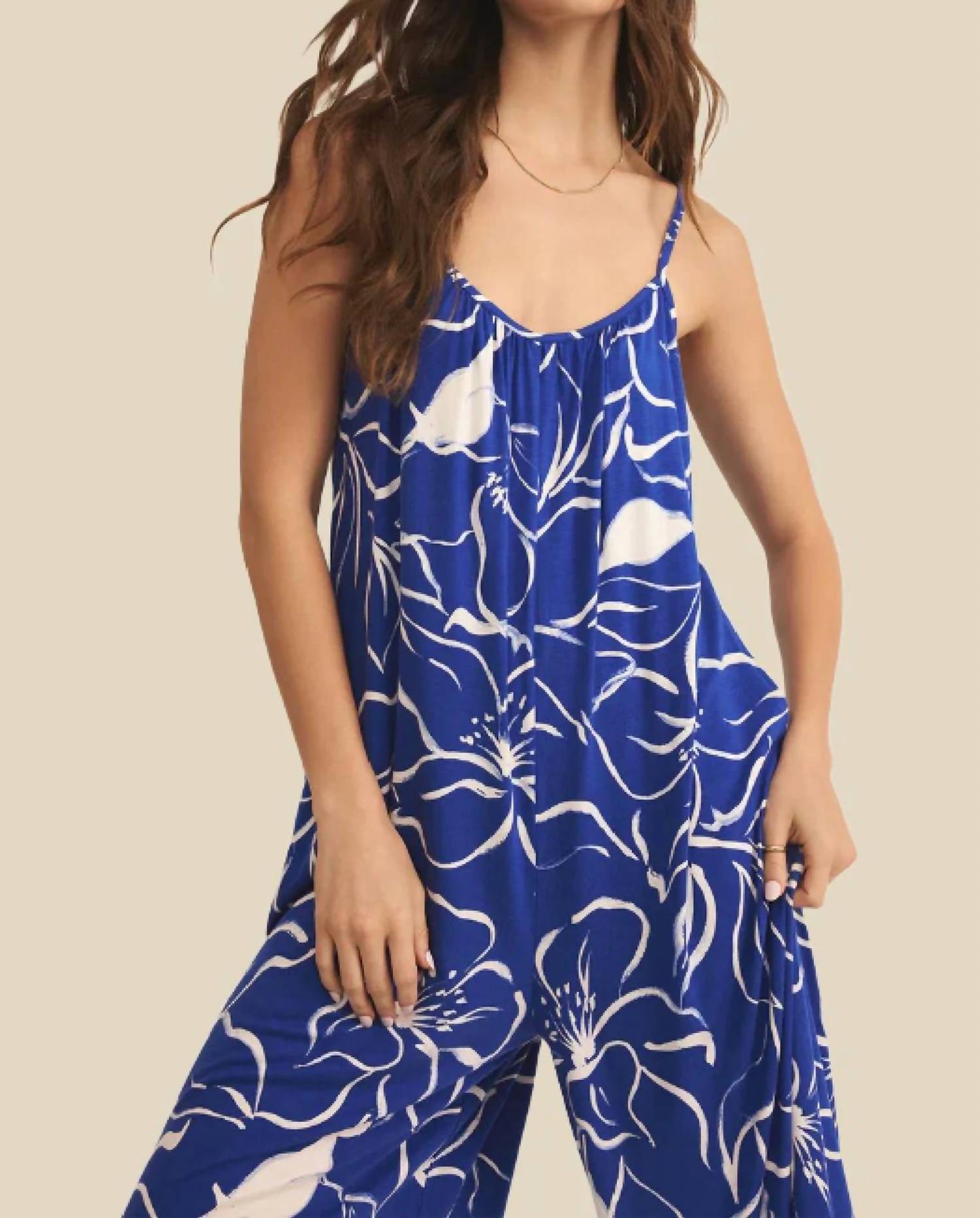 Z Supply - Cala Floral Flared Jumpsuit