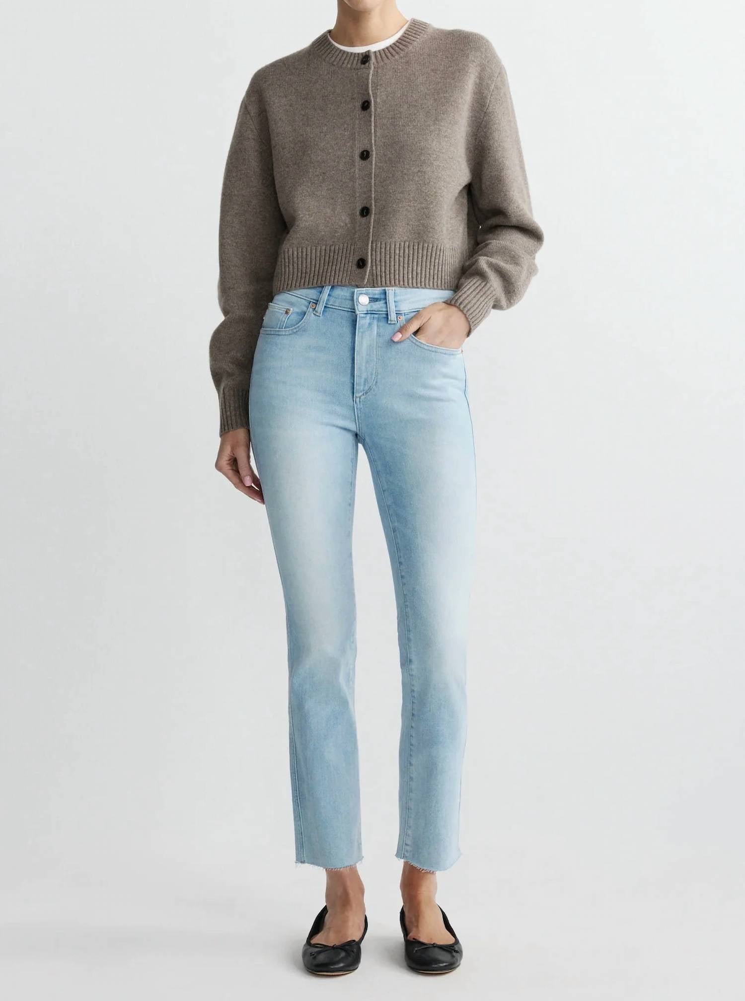 Dl1961 - Women'S - Mara Straight Mid Rise Instasculpt Ankle Jeans