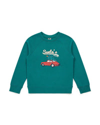Bonton - Santa's Road Trip Fleece Sweatshirt