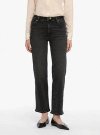 Frame - Mellow Mid Rise Slim Wide Leg Jeans
