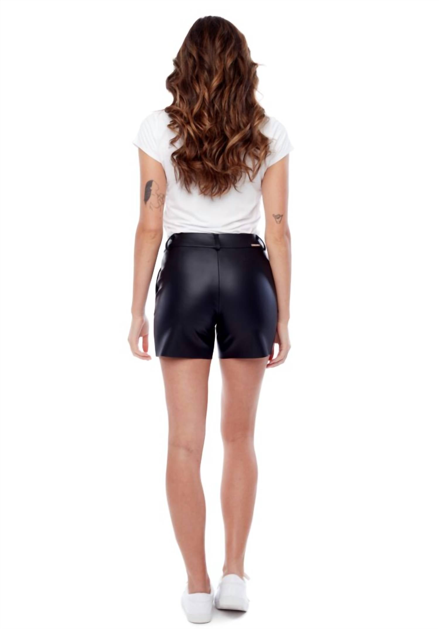 I Love Tyler Madison - Avery Vegan Pleather Short