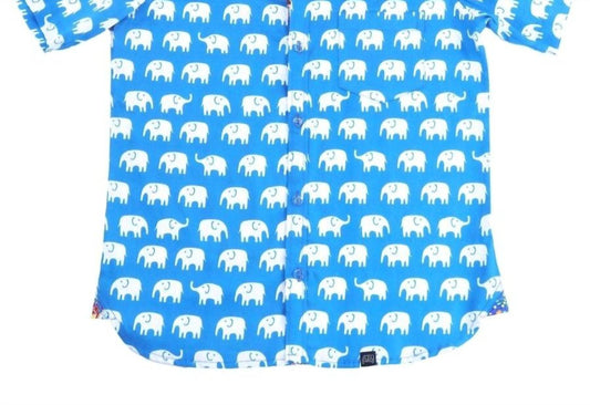 Tuktuk Designs - Boys Erawan Elephants Button Down Shirt
