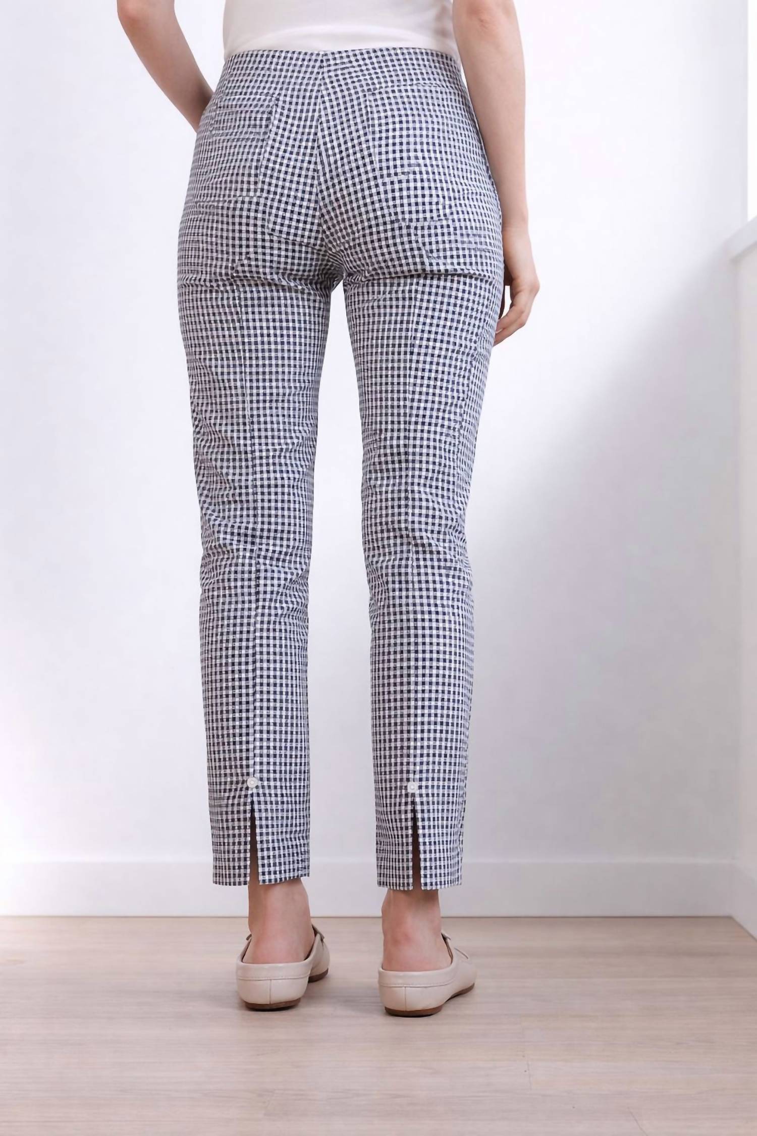 J'Envie/Eli - Cape May Gingham Ankle Pant