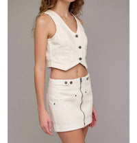 Hidden - Cropped Fitted Vest
