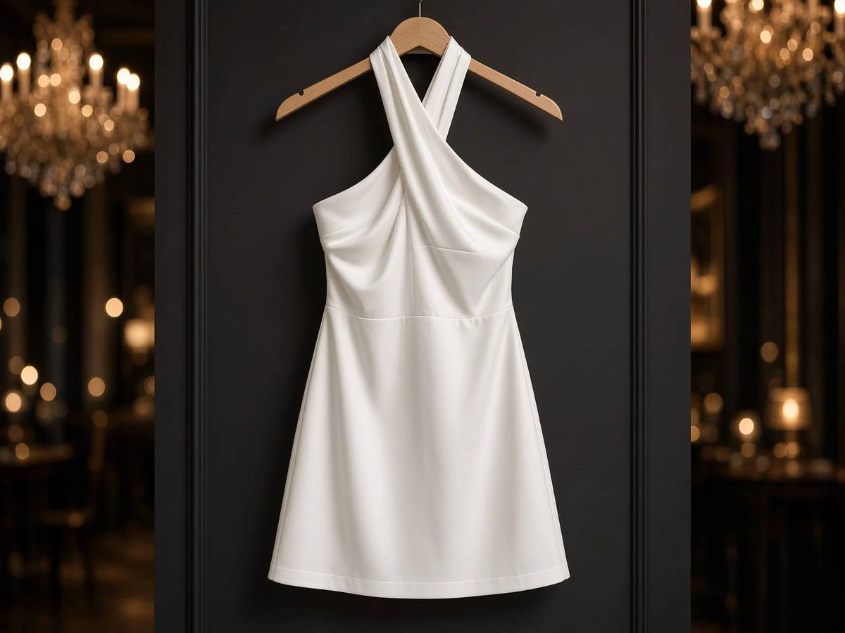 Tcec - Women's Halter Neck Mini Dress