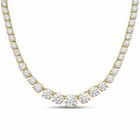 Diana M Jewels - Women's Round Lab-Grown Diamond Pendant Necklace (110.00 Ct) - Signature