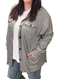 Zenana - Heather Ribbed Longline Sweater