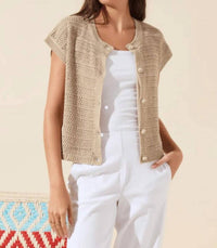 Lysse - Brisa Mesh Sleeveless Cardigan