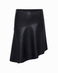 Khy - Faux Leather Asymmetrical Skirt