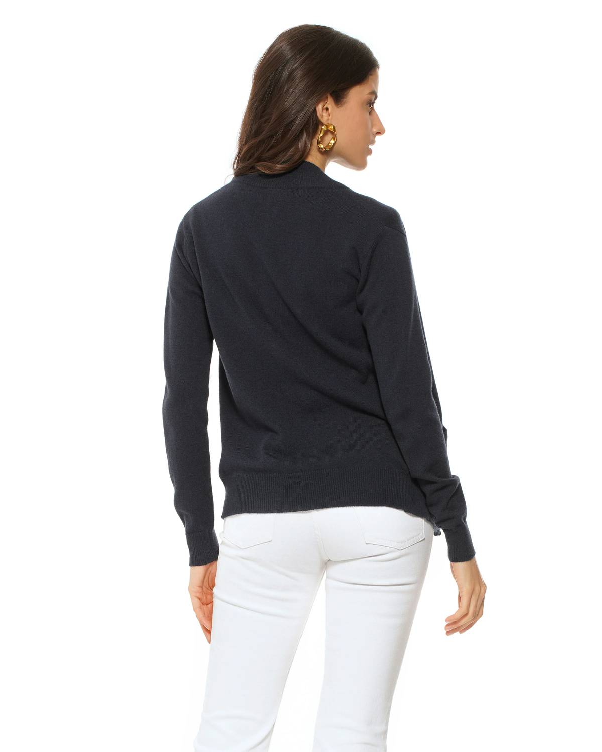 Monticelli Cashmere - Women's Pure Cashmere Zip Cardigan