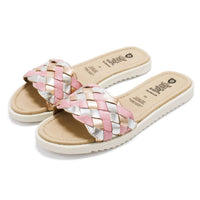 Oldsoles - Girl's Monarco Leather Slides