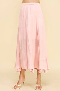 Pinch - Woven Satin Midi Skirt