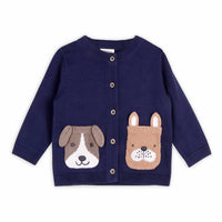 Viverano Organics - Kids Dog Pocket Embroidered Sweater