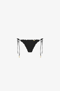 Luli Fama - Cosita Buena Wavey Brazilian Side Tie Ruched Back Bikini Bottom