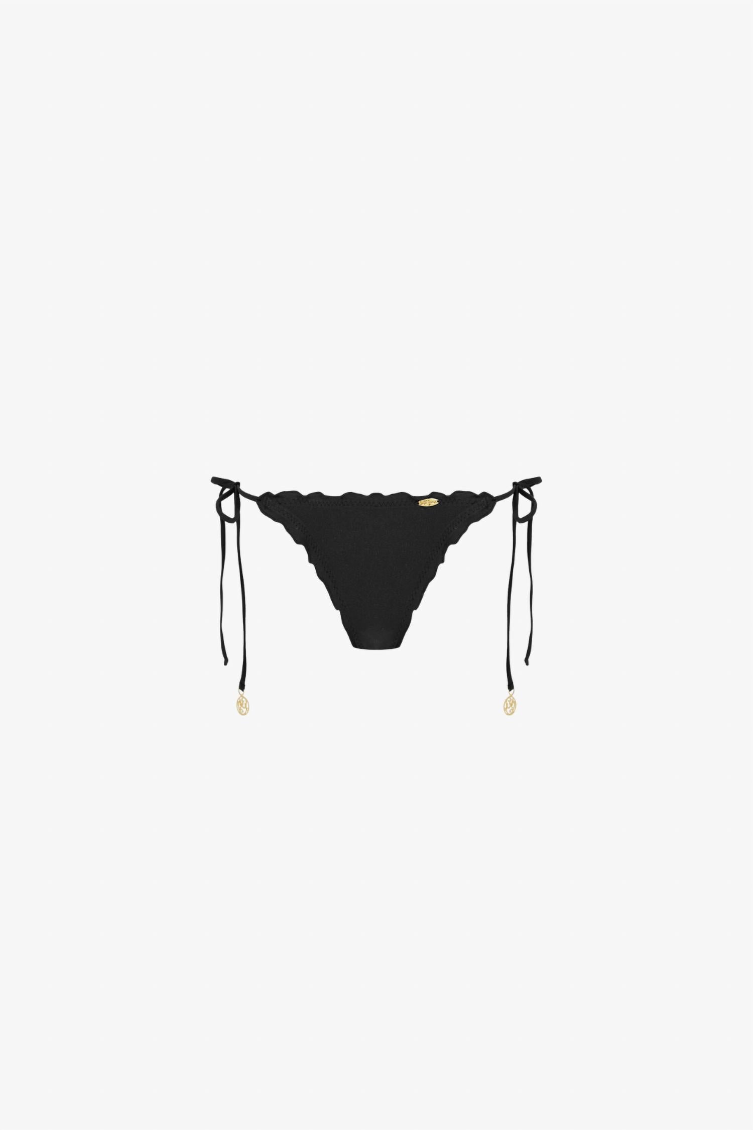 Luli Fama - Cosita Buena Wavey Brazilian Side Tie Ruched Back Bikini Bottom