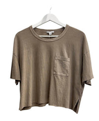 James Perse - Women's Brushed Jersey Pocket Tee